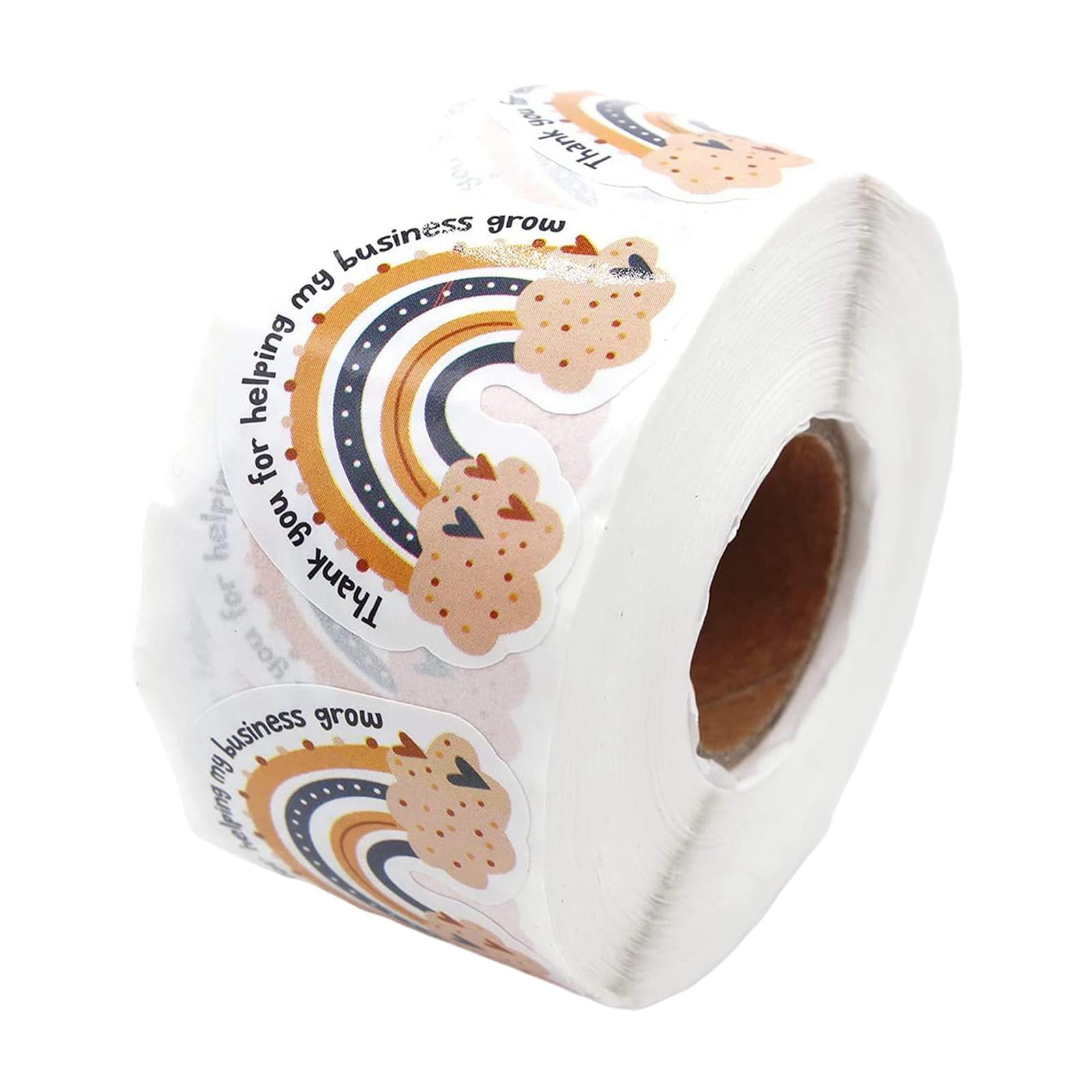 Magideal - 500 Uds De Papel Adhesivo Pastel Hornear Bolsa Sello Decoración Para Álbum Scrapbooking Regalos Envoltura Artes Diario