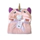 thumbnail image 2 of Manta con capucha diseño unicornio, 2 of 2