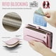 thumbnail image 5 of CaseMe Funda de Cuero para Samsung Galaxy S25 Edge con Billetera [Bloqueo RFID] con Ranura para Billetes con Zíper y 10 Tarjetas, Correa de Hombro y Muñeca Magnética de Cuero PU Suave para Samsung Ga, 5 of 13