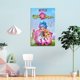 thumbnail image 4 of Luna Petunia Cuadro decorativo colgante - Arte de pared - Póster enmarcado - Decoración de pared - Regalos para familia, amigos y aficionados 20*30 cm, 4 of 6
