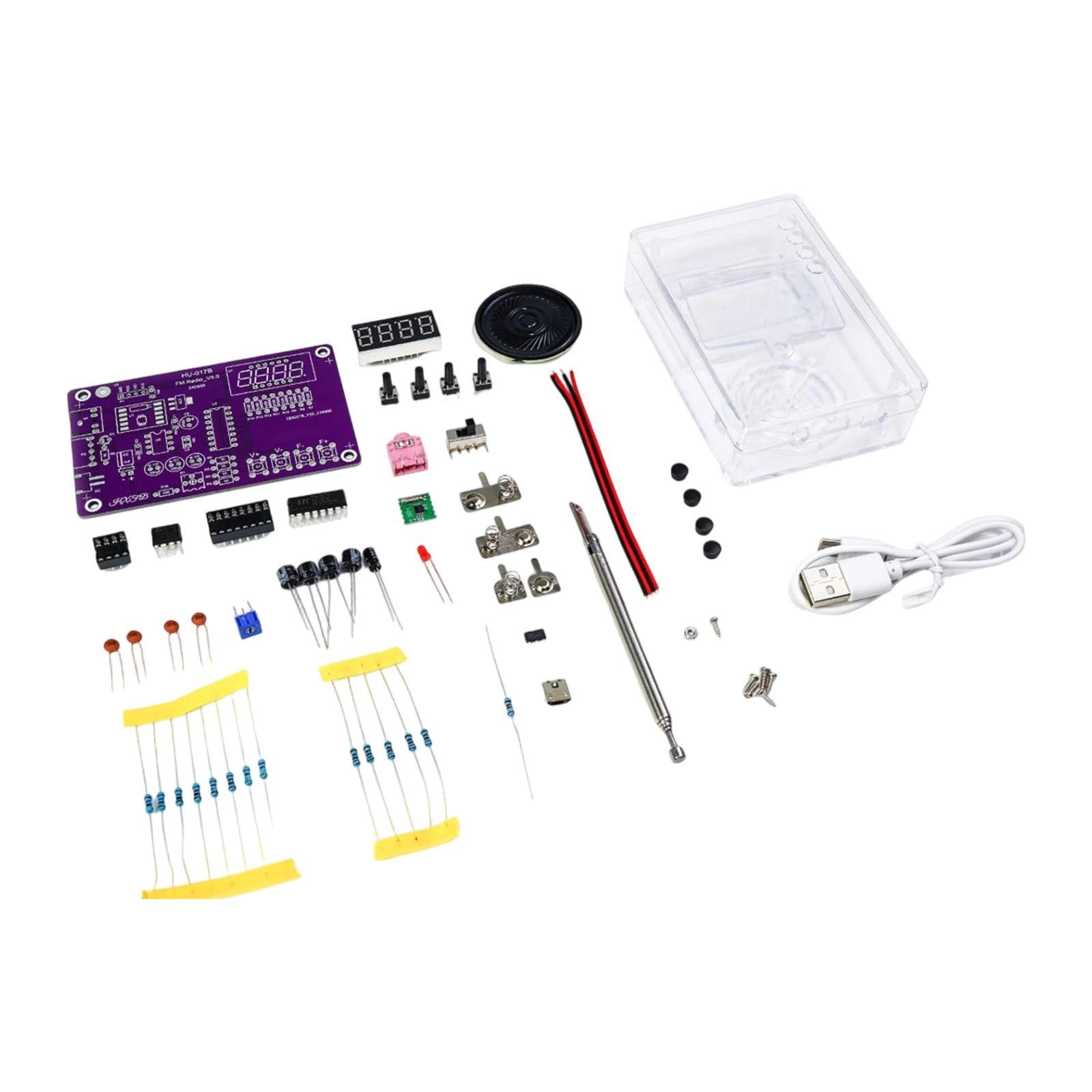 Magideal - Kit De Radio Kit De Práctica De Soldadura, Resistente, Aprendizaje De Soldadura Y Enseñanza 87-108 Radio De Bricolaje Para Adultos Principiantes Con Caparazón