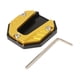 thumbnail image 2 of Extensión de placa de soporte para motocicleta, extensor de soporte lateral antideslizante, extensor de pie para estacionamiento al aire libre, motoci Amarillo, 2 of 5