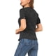 thumbnail image 3 of INSPIRE CHIC Blusa Vintage de Mujer para Regreso a Clases con Lunares, Cuello Peter Pan, Mangas Cortas Abullonadas, Camisa Top Negro XL, 3 of 8