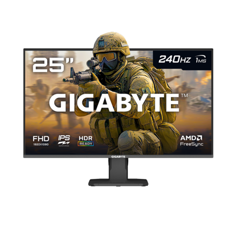Monitor Gamer 25 Gigabyte Gs25F2A 240Hz Ips Fhd Freesync