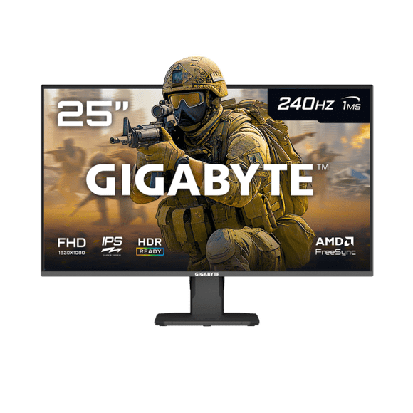 MONITOR GAMER 25 GIGABYTE GS25F2A 240HZ IPS FHD FREESYNC