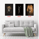thumbnail image 3 of Cuadros Decorativos leon Pack X 3 Uds 35x50 Cm C/u, 3 of 3