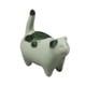 thumbnail image 4 of Miniaturas de cerámica para mascotas de Kung Fu, accesorios de regalo, esculturas de gato, adornos para el salón de té, el hogar, el escritorio de un Verde, 4 of 5