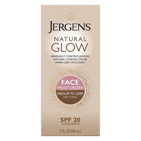Hidratante Facial Autobronceador Jergens Natural Glow Spf 20