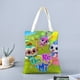 thumbnail image 2 of Do Re Mi Bolso de tela con estampado de lienzo para mujer, bolsa de compras reutilizable y estética, con cremallera interior, regalo para mujer,38*45cm., 2 of 6