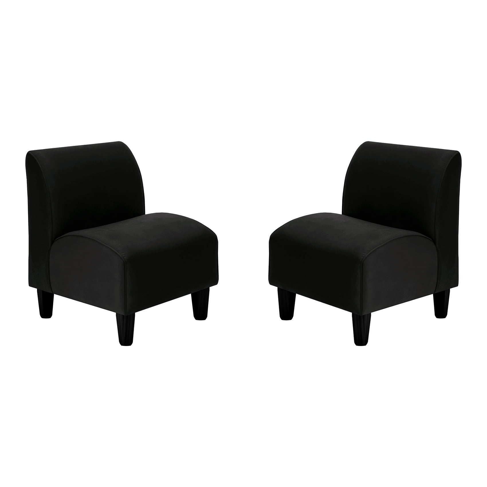 Bodevir - Set Poltrona Soft 1c Felpa 00 Negro