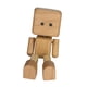 thumbnail image 4 of Adorno De Muñeca Con Pies Temblorosos Para Coche, Bonito Adorno Para Estantería De Escritorio, De Madera De Haya, Sin Tapa., 4 of 5