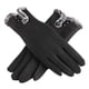 thumbnail image 1 of Guantes de invierno con dedos táctiles para mujer, guantes de invierno para exteriores, guantes de polar cálidos y antirreflectantes con pantalla táctil, guantes de invierno para mujer, guantes cálido, 1 of 5