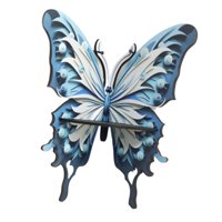 Magideal - Estante De Almacenamiento De Estante De Esquina De Mariposa, Soporte De Exhibición De Estantes Flotantes De Madera Para La Cocina Decoración Del Hogar Estilo A