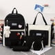 thumbnail image 5 of Cute & Stylish Large Capacity Backpack with Bear Pendant, Handbag, Shoulder Bag & Pencil Bag, 5 of 5