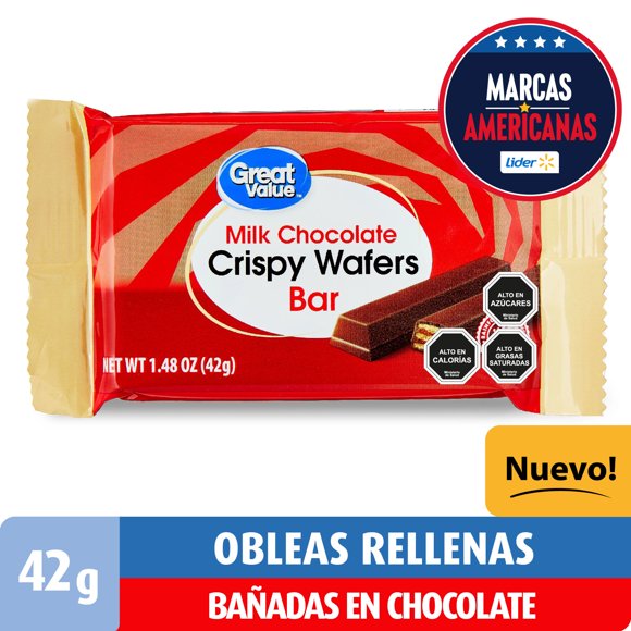 Oblea Rellena Bañada Con Chocolate, 42 g