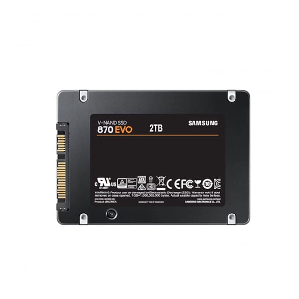 Disco Solido Samsung 870 evo 2Tb, Sata III 6GB/s, R560Mb/s W530Mb