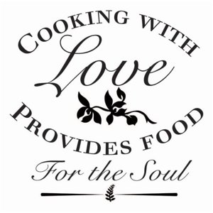 Rienda Libre Graphics - Decomural Cooking With Love Kitchen Ws-40873