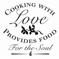 Rienda Libre Graphics - Decomural Cooking With Love Kitchen Ws-40873