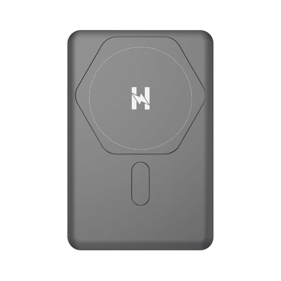 Batería externa SIXTHGU 10000 mAh inalámbrica 22,5 W titanio