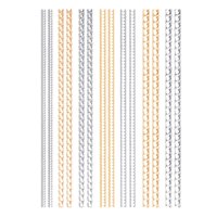 Bothyi - Ajustador De Tamaño De Anillo Anillos Sueltos Protector Espaciador Sizer Fitter 14 Piezas Oro Plata