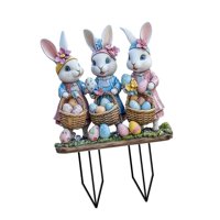 Magideal - Estaca De Jardín De Pascua, Figura Acrílica, Estacas De Jardín, Decoración De Jardín, Regalos, Escultura De Animal, Estatua De Conejo Para Césped Al Estilo E