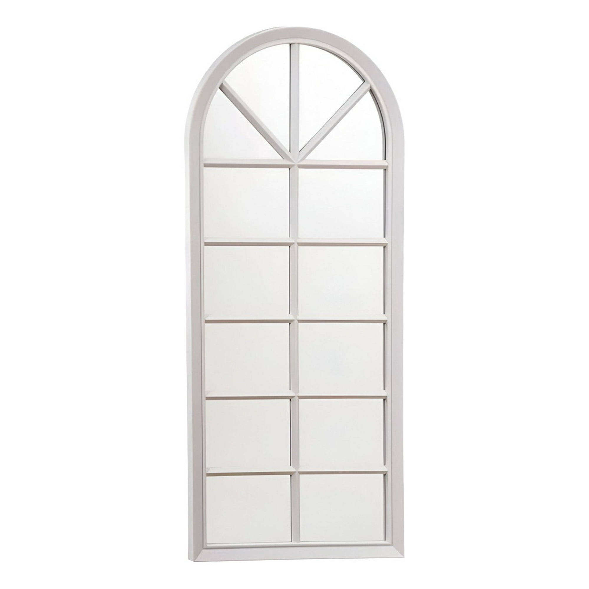 Genérico - Espejo Pared Decorativo Blanco Ventana Catedral Vintage Jhn