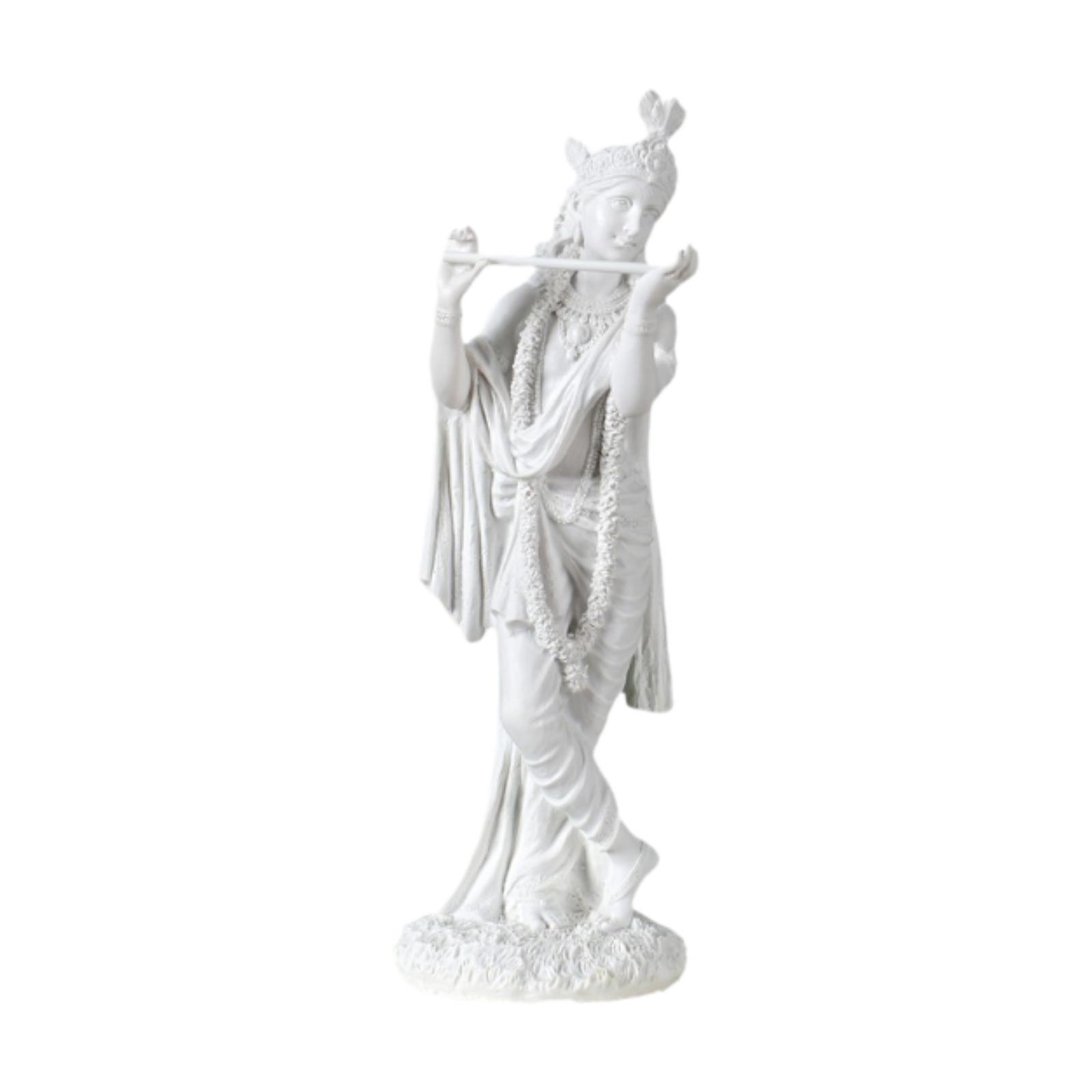 Bothyi - Krishna Statue Sculpture Statuette Arte Artwork Religioso Para La Decoración Del Estante Del Gabinete