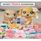 thumbnail image 3 of Lote aleatorio de 35 accesorios adorables para mascotas LPS, tazas de copo de nieve, sombrero, falda, 3 of 4