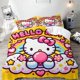 thumbnail image 1 of Hello Kikty Duvet Cover Cute Anime Cartoon Pattern Bedding Set 3D Digital Printing Children Bedroom Decoration, 1 of 5