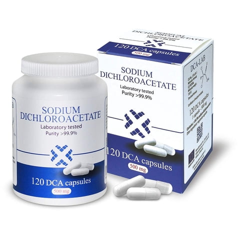 Suplemento Dca-Lab Dca Dicloroacetato De Sodio 500 Mg 120 Cápsulas