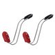 thumbnail image 5 of 2x Ganchos Universales Para Reposacabezas De Coche, Suspensión De Metal Bling, Rojo, 5 of 5