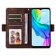 thumbnail image 4 of Carcasa FOXDOCK Vivo Y18/Y18E de cuero PU, diseño acolchado clásico, protección contra caídas y rayones, 4 of 5