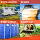 thumbnail image 4 of Papel higiénico RV Firebelly Outfitters, 2 capas, 8 rollos, 500 hojas, 4 of 8