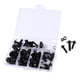 thumbnail image 1 of Kit Completo De Pernos De Carenado Para Motocicleta, 158 Uds., Clips De Sujeción, Tornillos, Color Negro, 1 of 5
