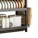 thumbnail image 3 of Rack Escurridor Platos 3 Niveles Acero Negro, 3 of 3