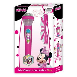Disney - Microfono Con Lentes En Caja Minnie