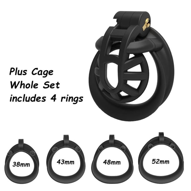 Minus/Plus Chastity Flat Male Chastity Device Double-Arc Cuff Penis Ring Cock Belt BDSM Sex Toys for Man 18+ Sex Shop