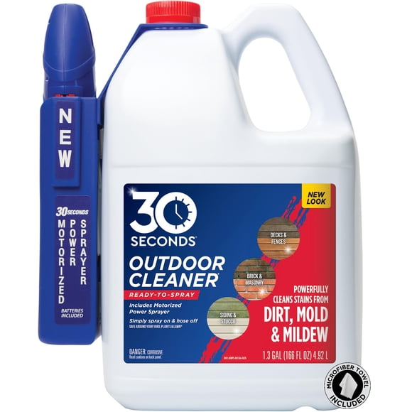 Limpiador 30 SECONDS Removedor de moho y hongos 4,9 L con pulverizador