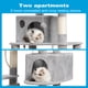 thumbnail image 5 of Muebles de condominio Cat Tree Hey-Brother de varios niveles, gris claro, 5 of 8