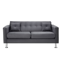 Bodevir - Sofa New Retro 3C Felpa 12 Gris
