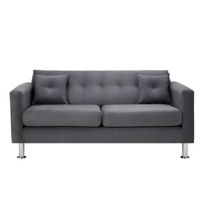 Bodevir - Sofa New Retro 3C Felpa 12 Gris