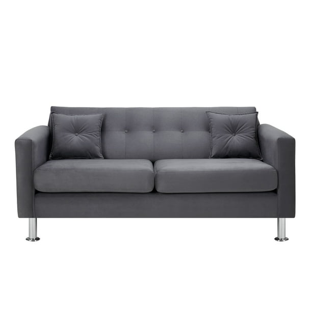 Sofa New Retro 3c Felpa 12 Gris