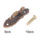 thumbnail image 2 of Uxcell Sujetadores de Borlas para Cortinas y Ventanas, Ganchos y Soportes, Tono Cobre, 5 Piezas, 2 of 3