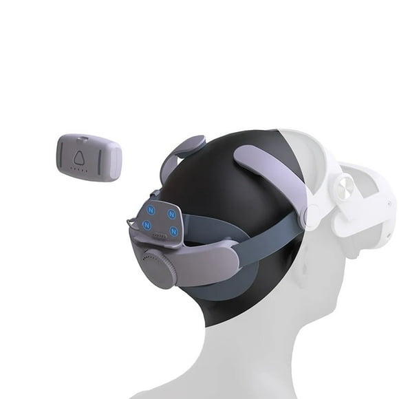 Correa Ajustable AARONMEI Para Cabeza Con Batería Magnética Compatible Meta Quest 3/3S