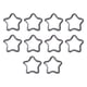 thumbnail image 1 of Pack de 10 Mosquetones en Forma de Estrella de Cinco Puntas, para Botellas de Agua, Mochilas, Pesca, Color Plateado, 1 of 3