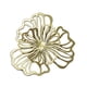 thumbnail image 1 of Decoración De Pared De Flores De Metal, Decoración Floral Para Colgar En La Pared, Para Hotel, Baño, Cocina, Dorado, Pequeño, 1 of 5
