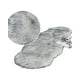 thumbnail image 1 of Alfombras Decorativas Imitacion Piel De Conejo Blanco Con Gris, 1 of 3