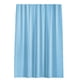 thumbnail image 1 of Cortina de ducha de 182 cm de largo, EVA resistente, transparente, con 12 ganchos, impermeable y sin olor., 1 of 6