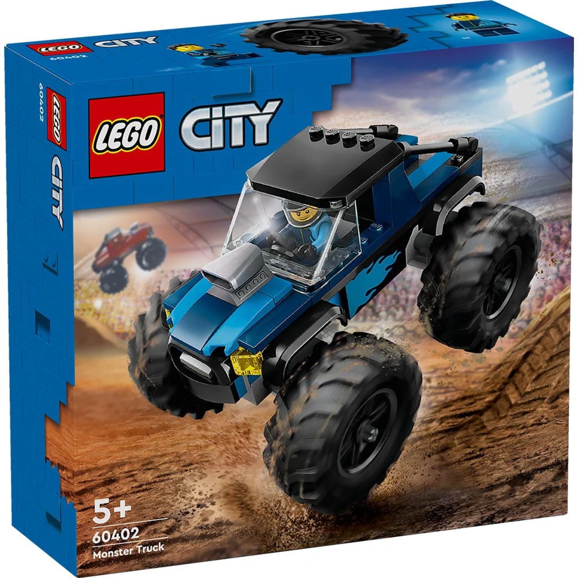 Bloques de construcción Lego City Carro Monstruo Azul