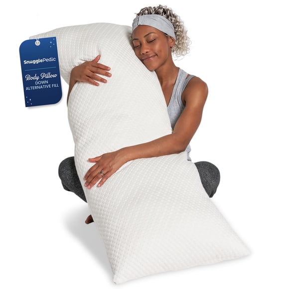 Almohada corporal Snuggle-Pedic 51x137 cm con relleno alternativo al plumón